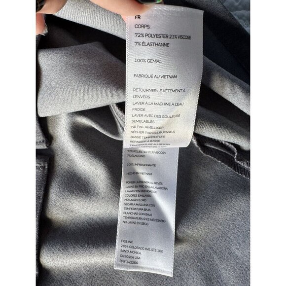 Figs Womens Sz XXL Catarina Technical Collection Scrub Top Graphite Gray - Picture 7 of 8